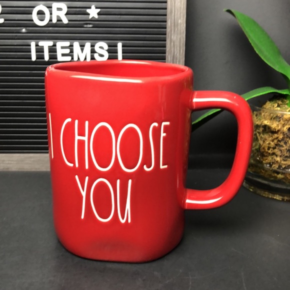 🆕😍 NEW Rae Dunn I CHOOSE YOU Red Mug - Picture 6 of 12